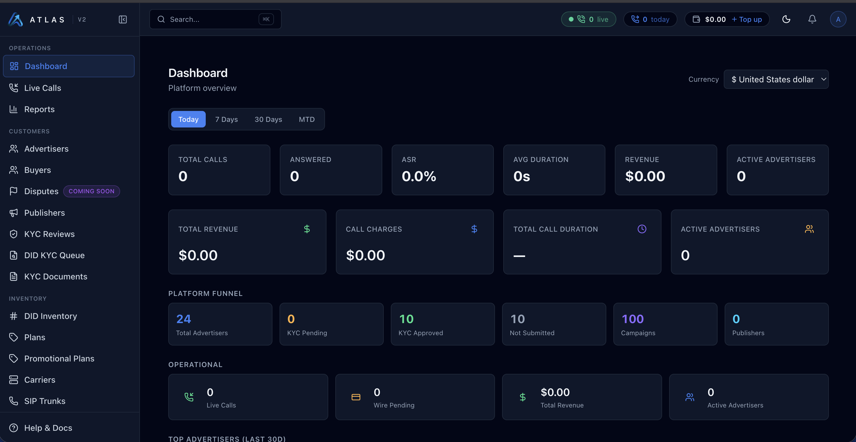 Inbound Call Tracking Software for Pay Per Call | CallAtlas screenshot