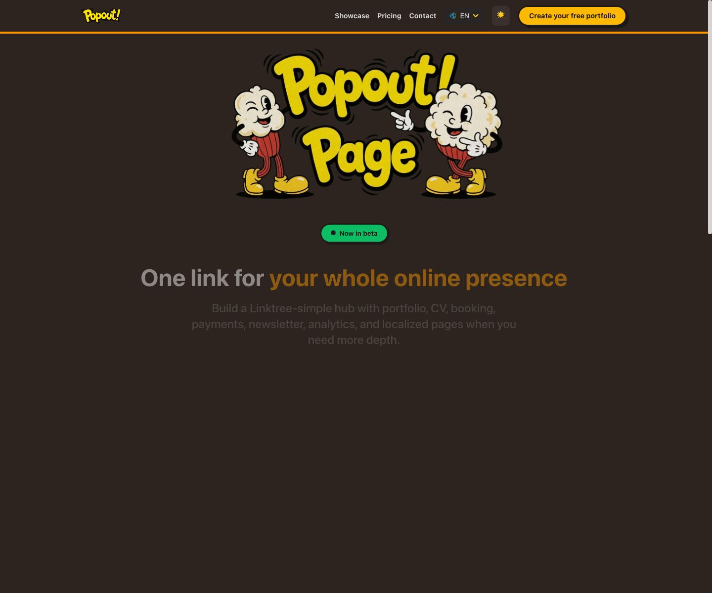 Popout screenshot