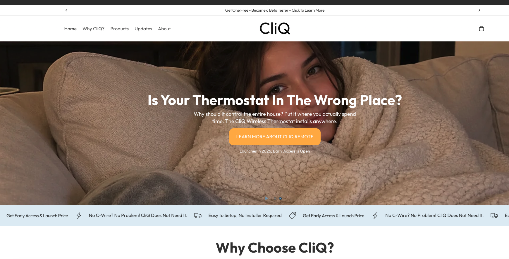 CliQ For Home screenshot