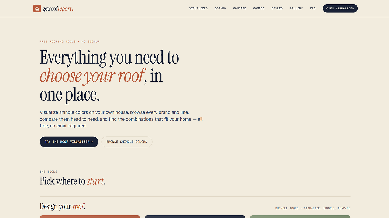 GetRoofReport screenshot