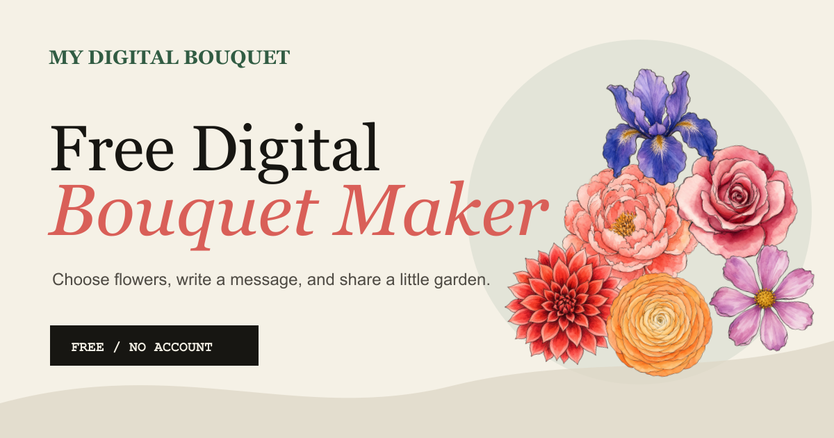 My Digital Bouquet screenshot