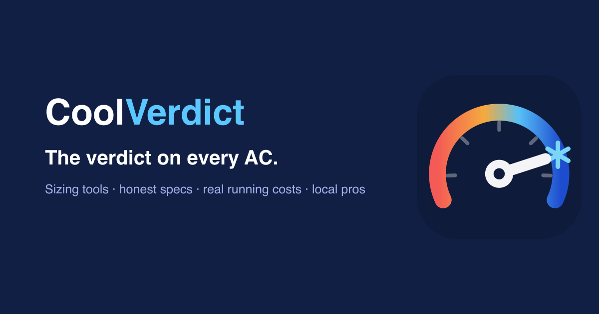 CoolVerdict — Find the right AC in 60 seconds screenshot