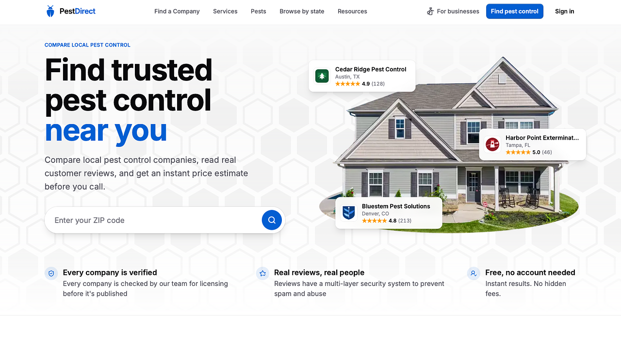 Pest Direct screenshot