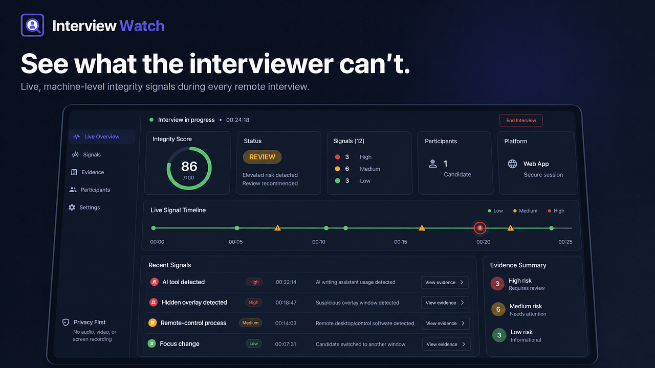 interviewwatch.com screenshot