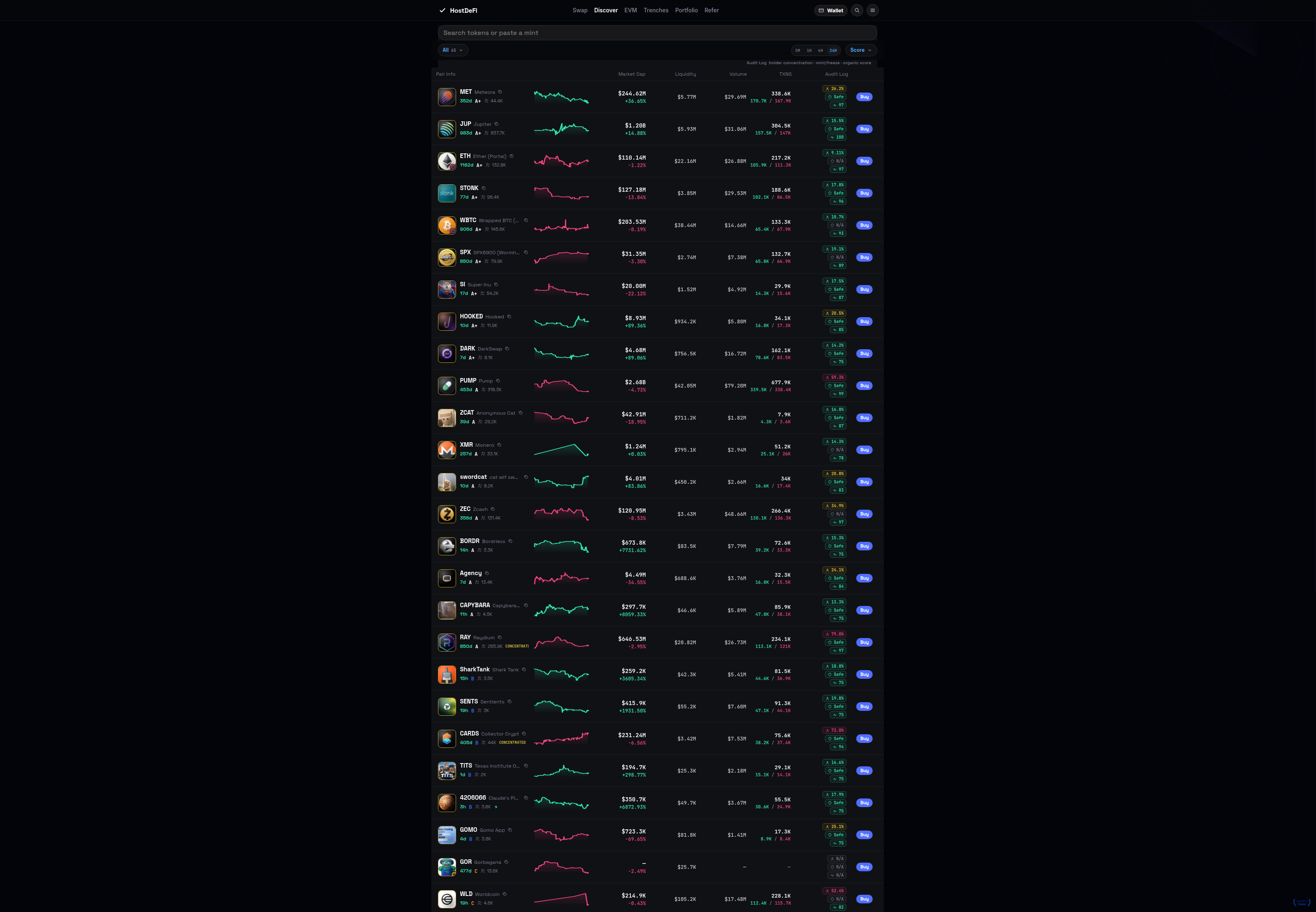 HostDeFi Swap — Best-Route Solana Swaps via Jupiter screenshot
